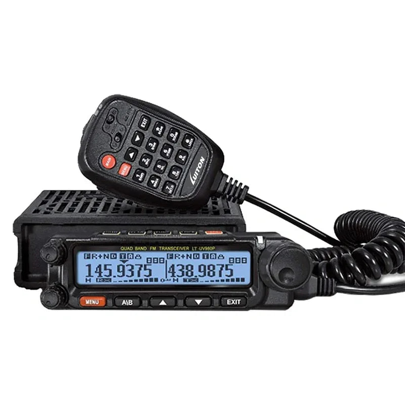 Luiton LT-UV980P 50W Quad Band Mobile Radio VHF & UHF Vehicle Radio
