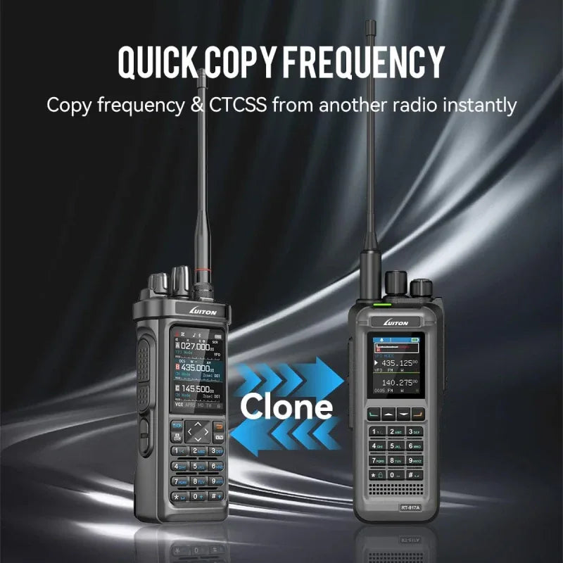 LT-950 PRO Ham Dual Band Radio Black