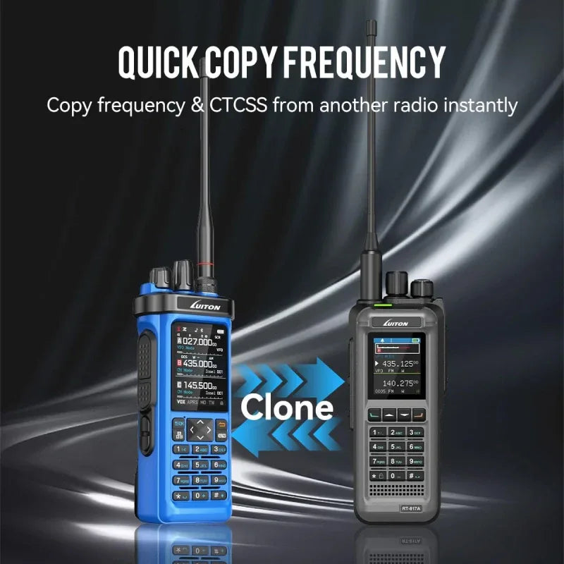 LT-950 PRO Ham Dual Band Radio Blue