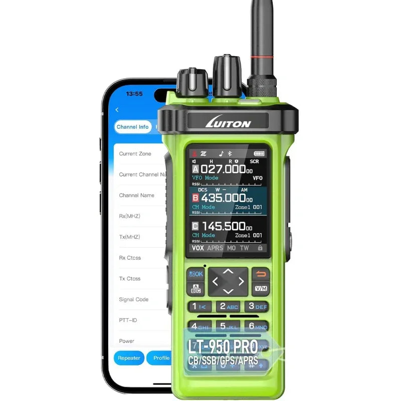 LT-950 PRO Ham Dual Band Radio Blue