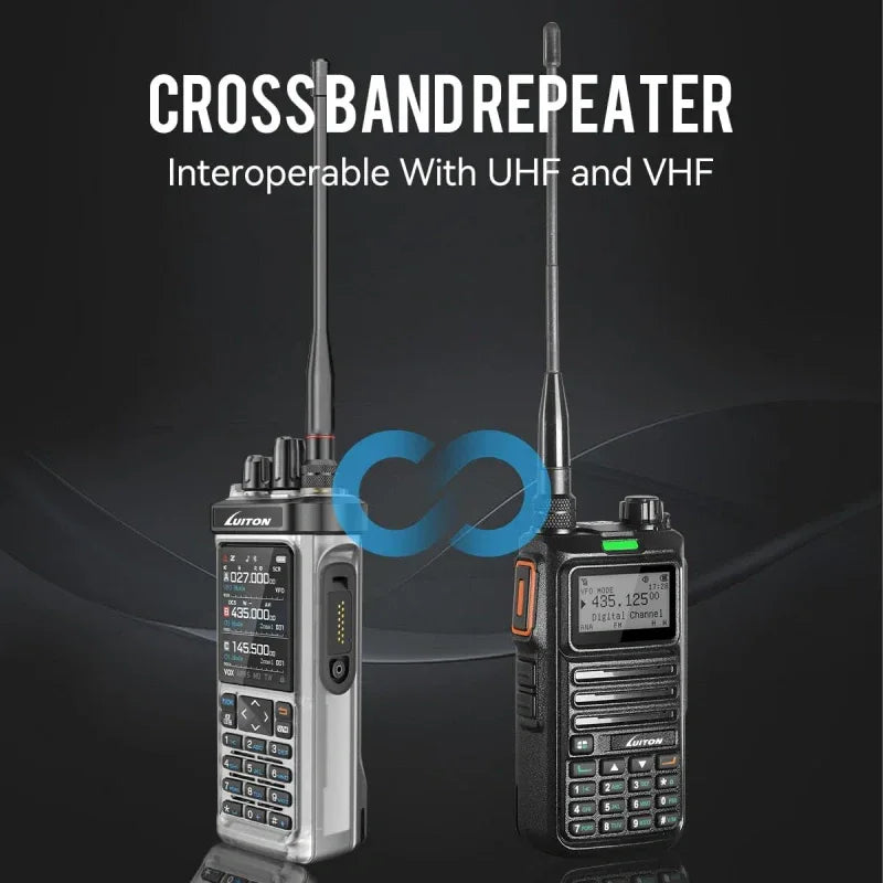 LT-950 PRO Ham Dual Band Radio Transparente